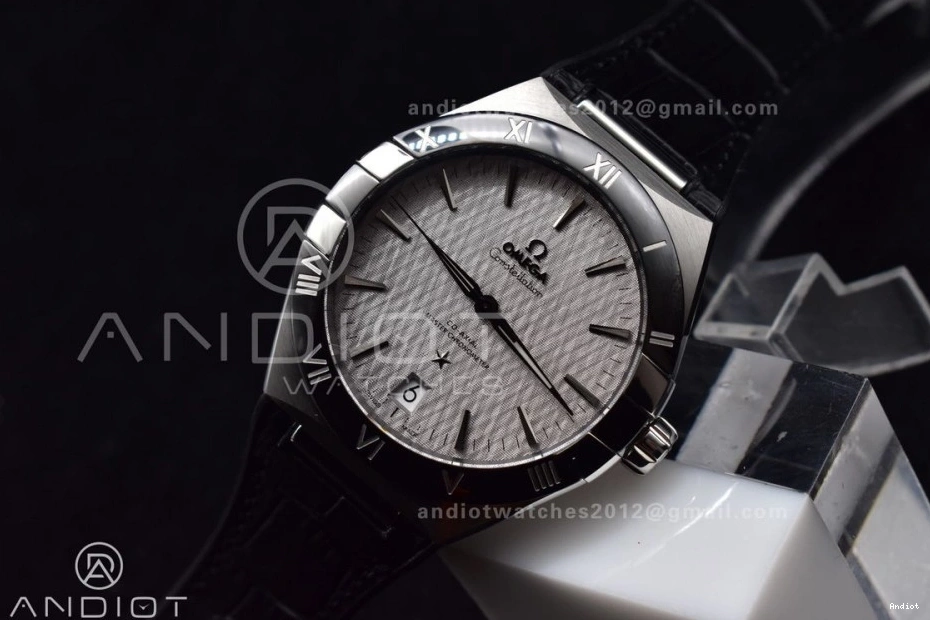 Best on Constellation Gray Super SBF Black Strap SS Gummy 1:1 Edition Cozy Clone Dial A8900 418 0728